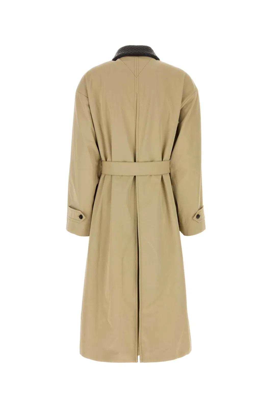 Bottega Veneta Trench Colletto Intreccio Nero