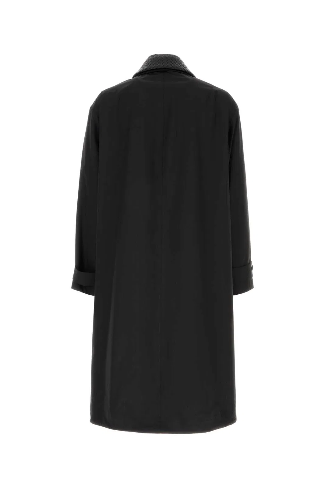 Bottega Veneta Trench Coat Lana Tecnica Collo Intreccio