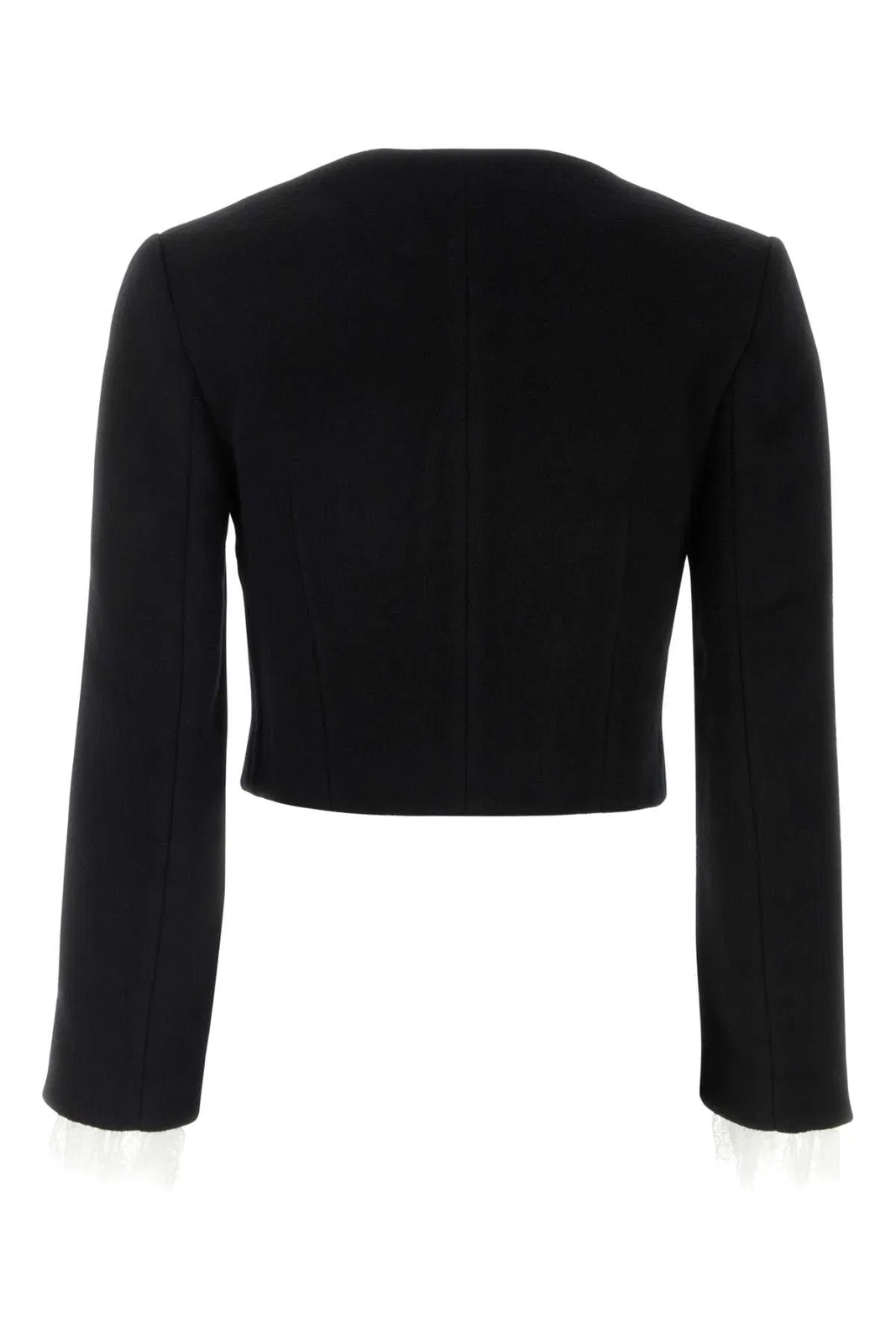Self-Portrait Self Portrait Black Button Down Jacket