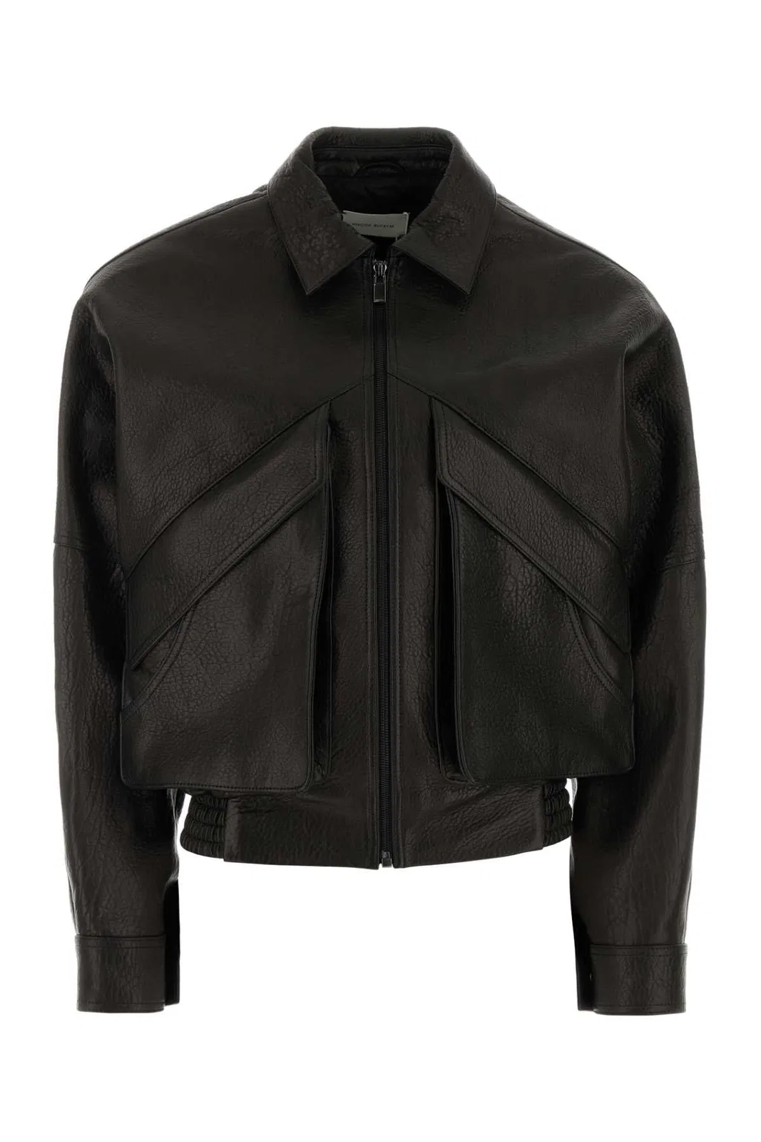 Magda Butrym Pf26 Leather 17 Jacket Black