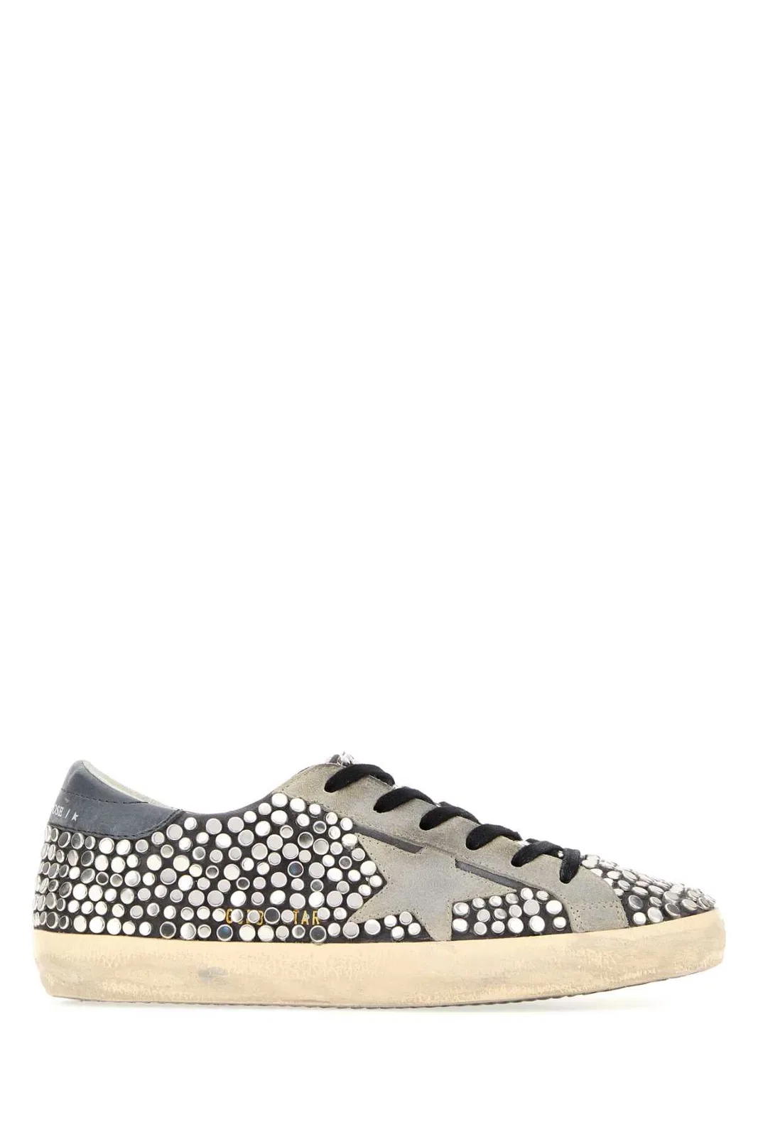 Golden Goose Deluxe Brand Super-Star Nabuk Upper With Studs Suede 