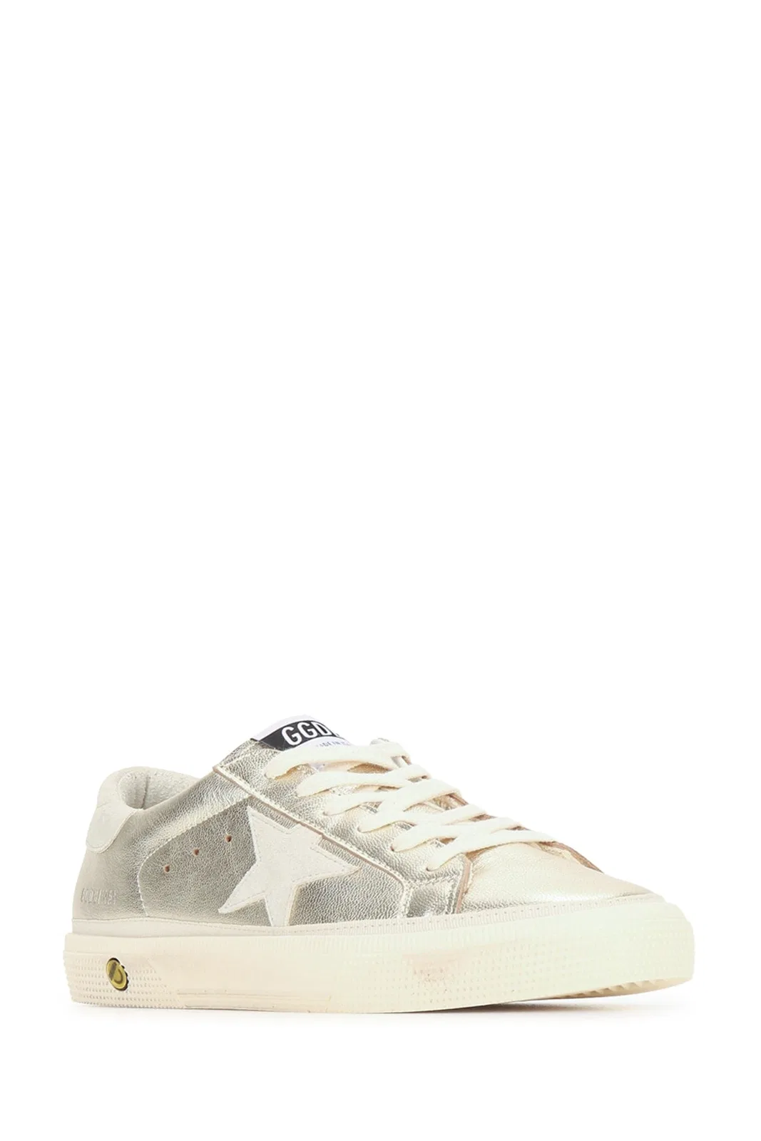 Golden Goose Deluxe Brand May Laminated Upper Suede Star And Heel