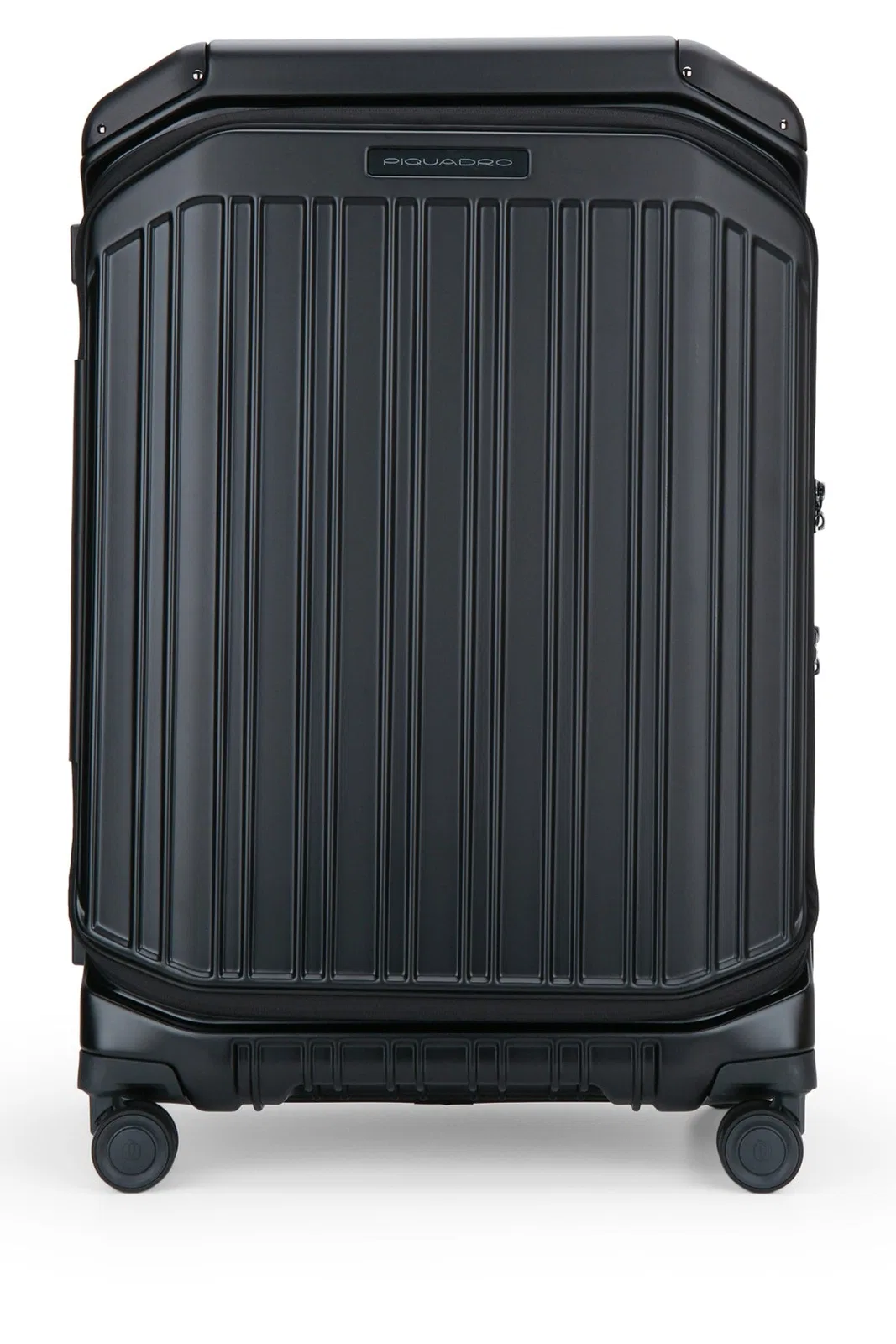 Piquadro Trolley Medio Front_middle Open 4 Ruote 