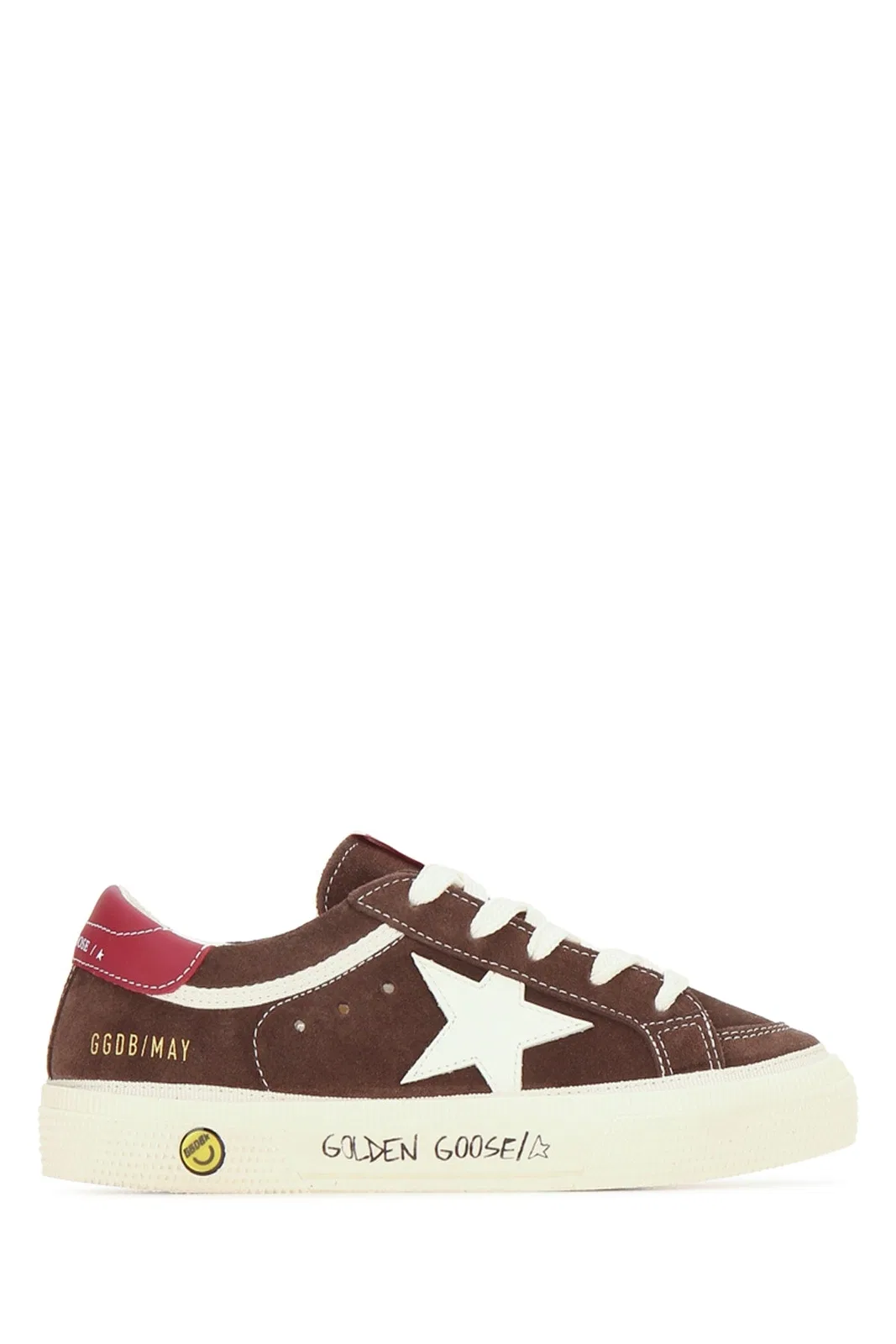 Golden Goose Kids May Suede Upper And Toe Leather Sta