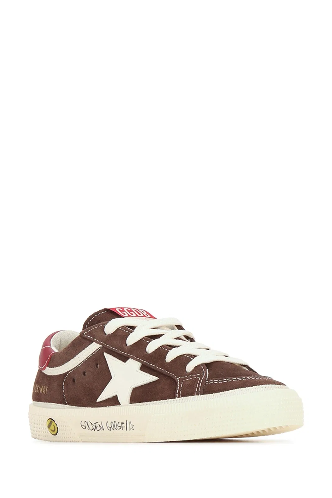 Golden Goose Kids May Suede Upper And Toe Leather Sta