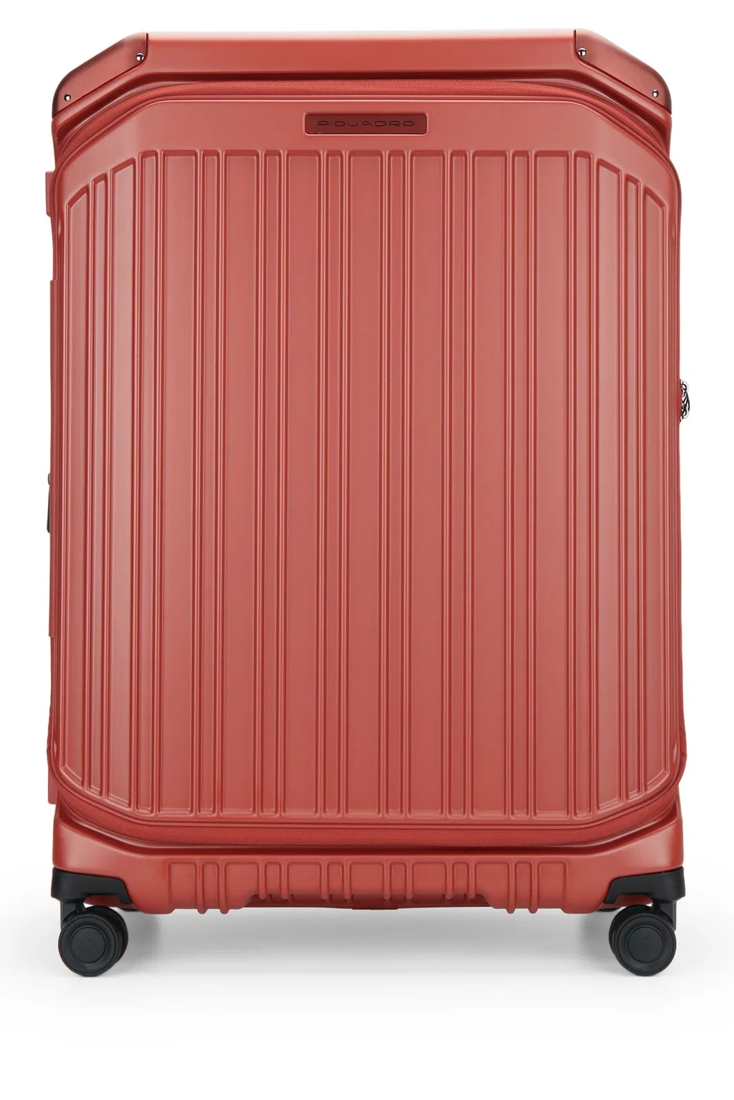 Piquadro Trolley Medio Front_middle Open 4 Ruote 