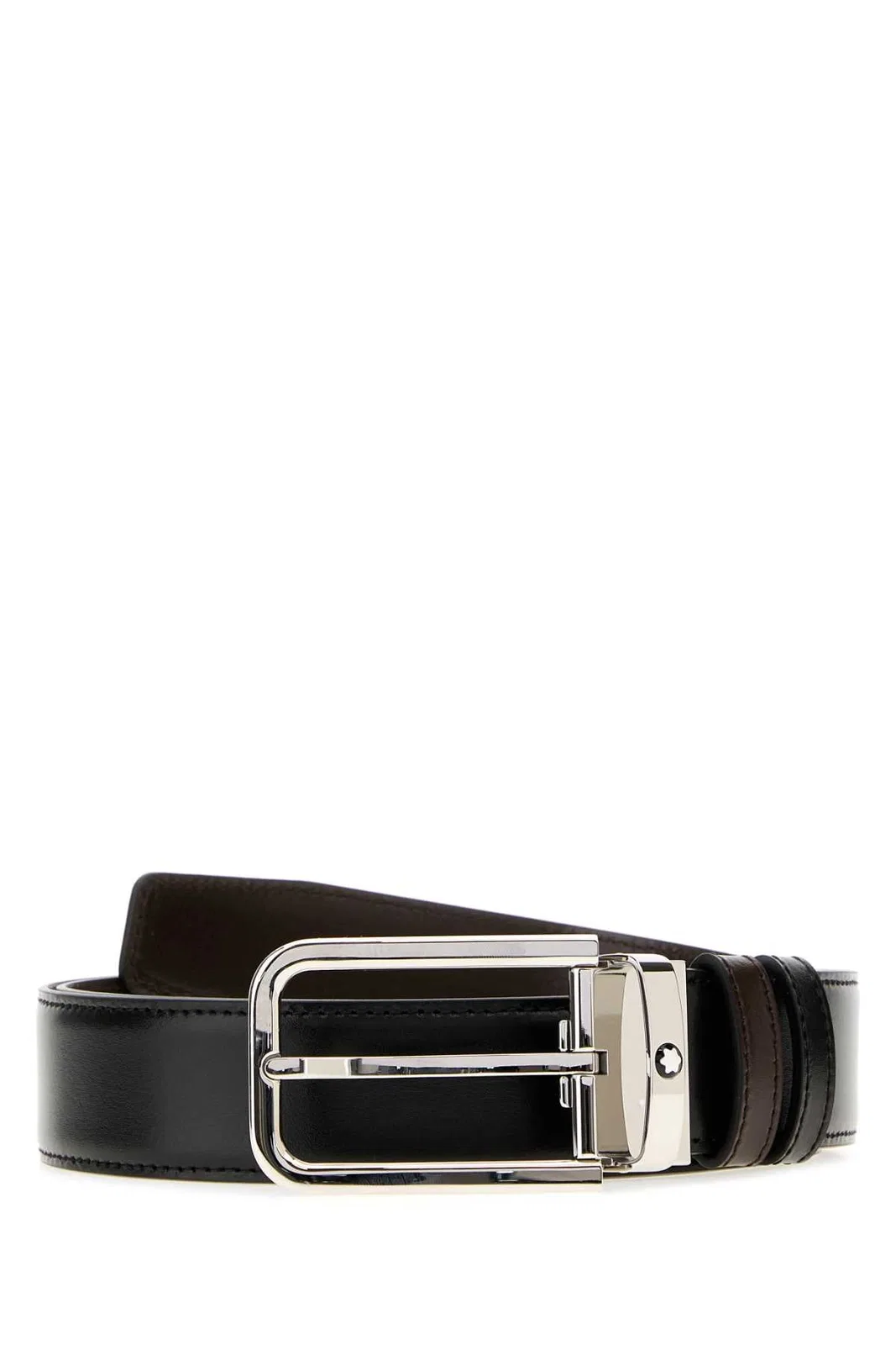 Montblanc Rectangular 35 Mm Belt In Meisterstück L