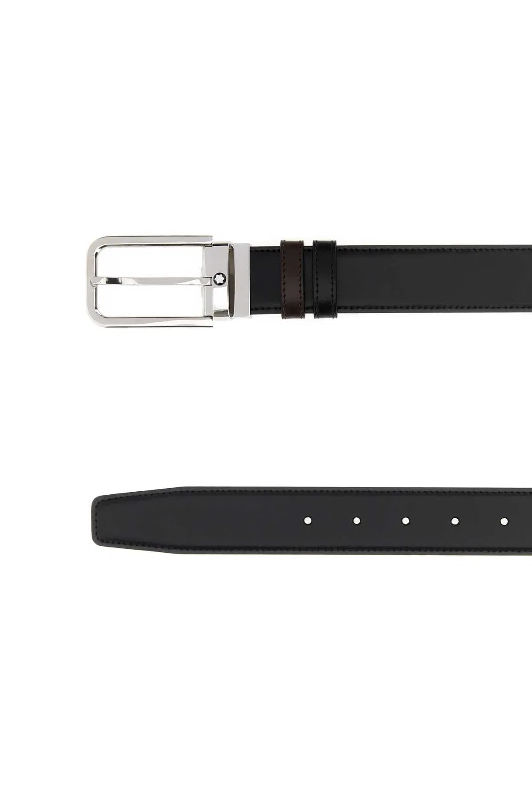 Montblanc Rectangular 35 Mm Belt In Meisterstück L