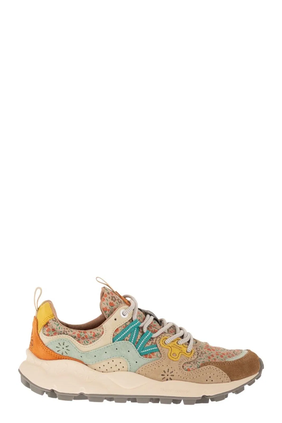 Flower Mountain Yamano 3 - Sneakers In Suede And Technic