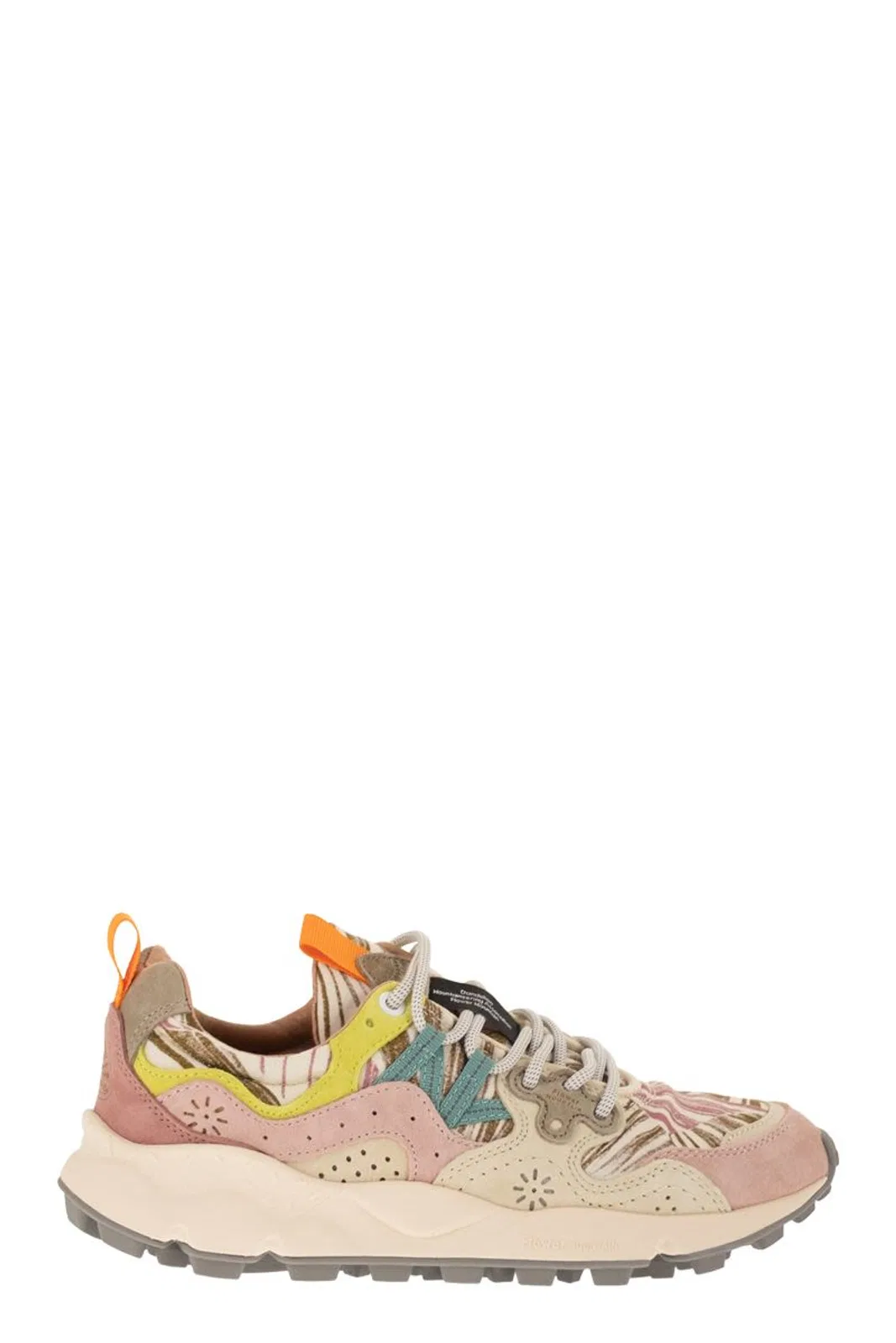 Flower Mountain Yamano 3 - Sneakers In Suede And Technic