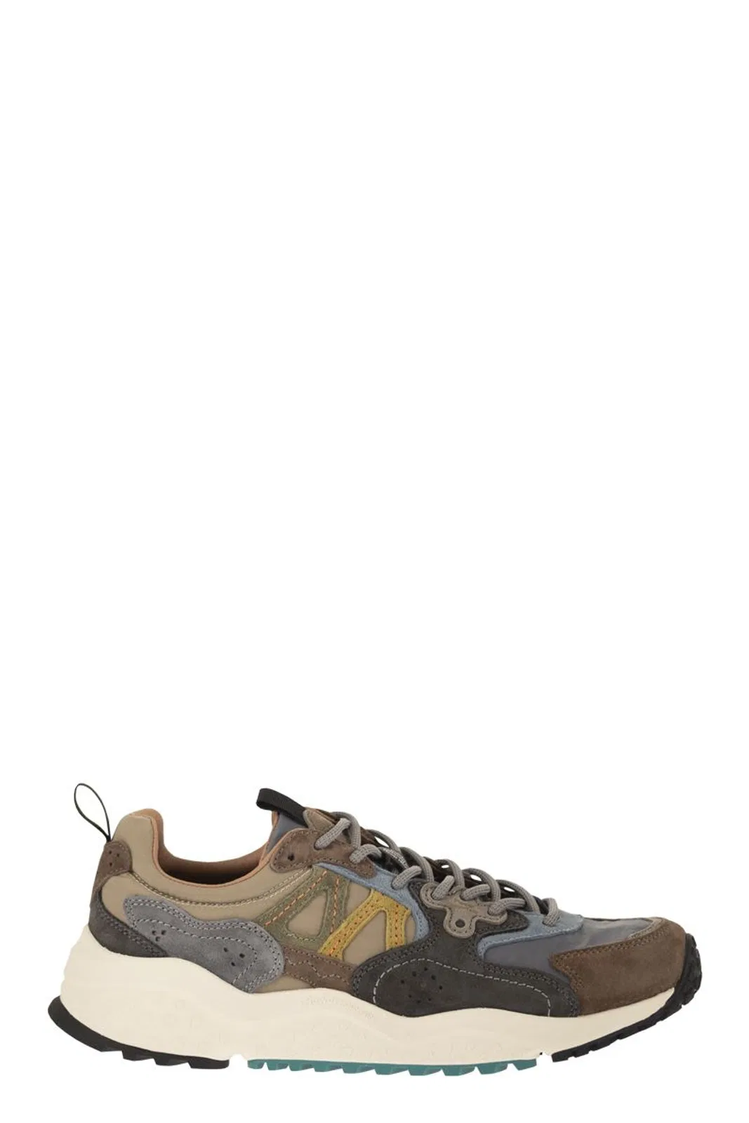 Flower Mountain Solin Man - Sneakers In Suede And Techni