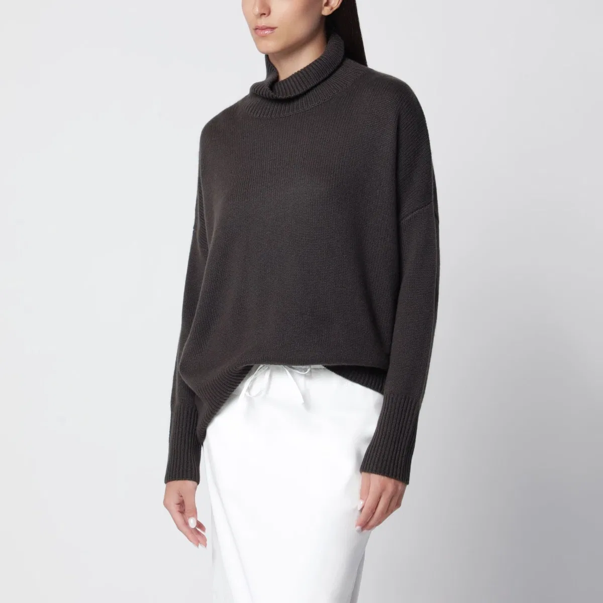 Lisa Yang Dark Green Heidi Cashmere Sweater
