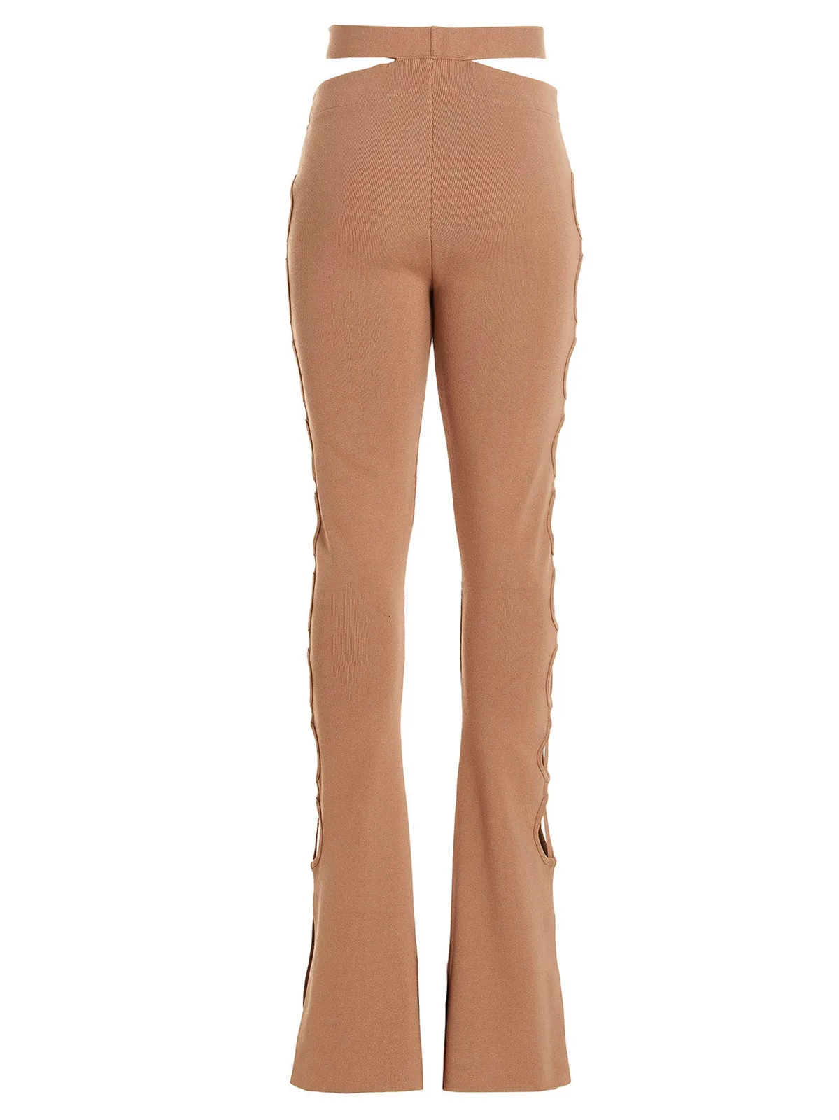 Andreādamo Cut Out Pants With Lacing
