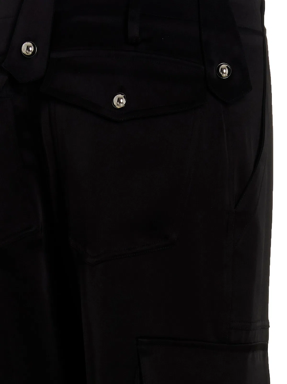 David koma Satin Cargo Pants