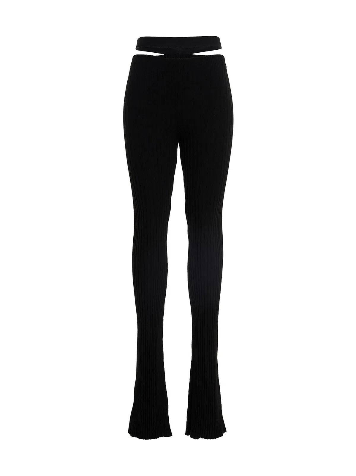 Andreādamo Ribbed Flared Trousers