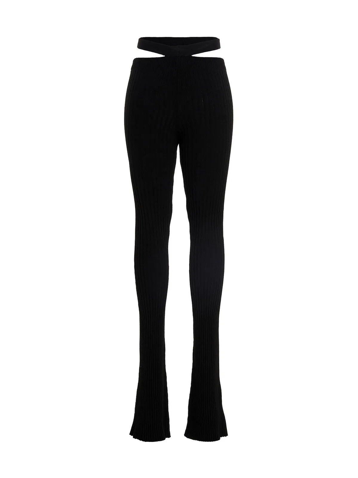 Andreādamo Ribbed Flared Trousers