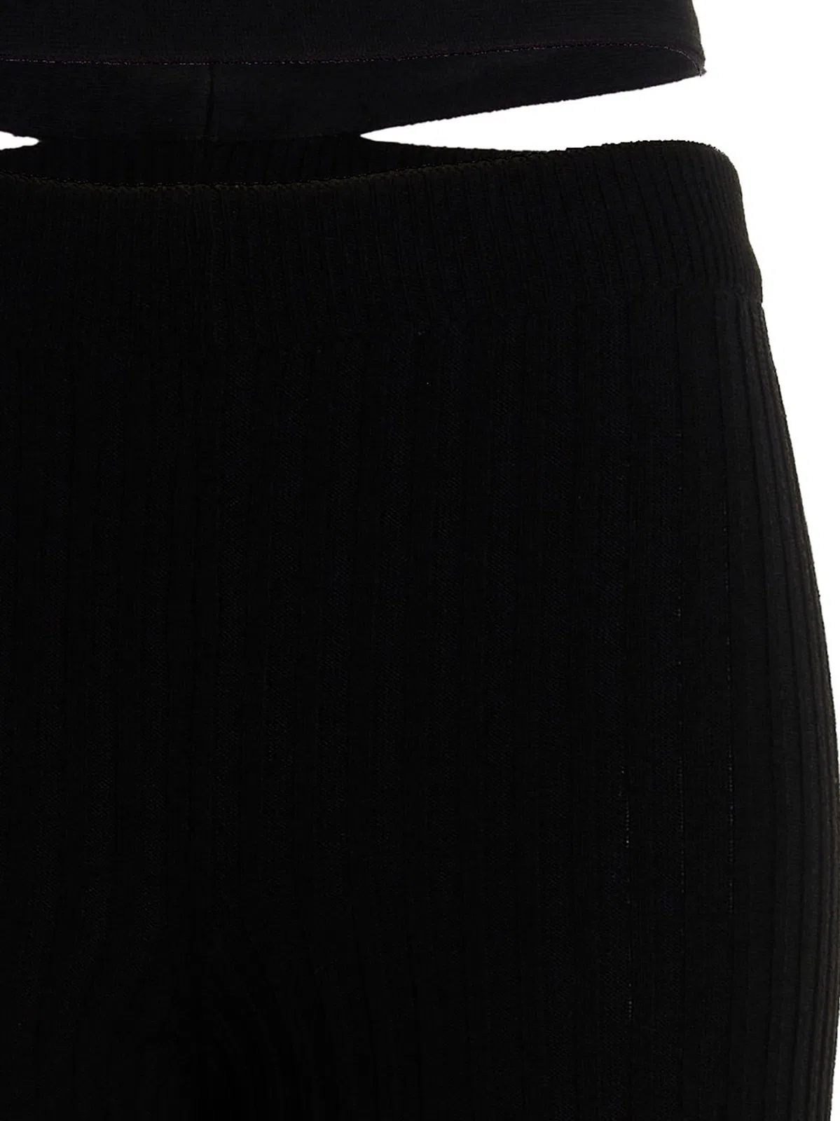 Andreādamo Ribbed Flared Trousers