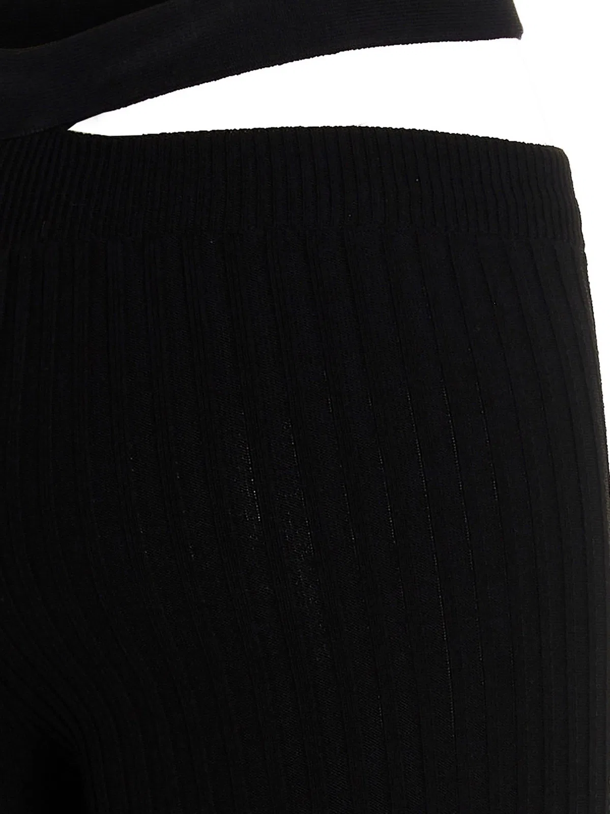 Andreādamo Ribbed Flared Trousers