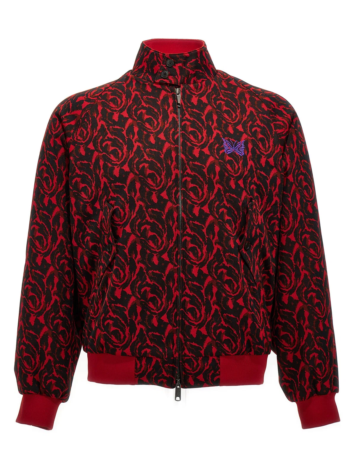 Baracuta 'Jacquard Needles' Bomber Jacket
