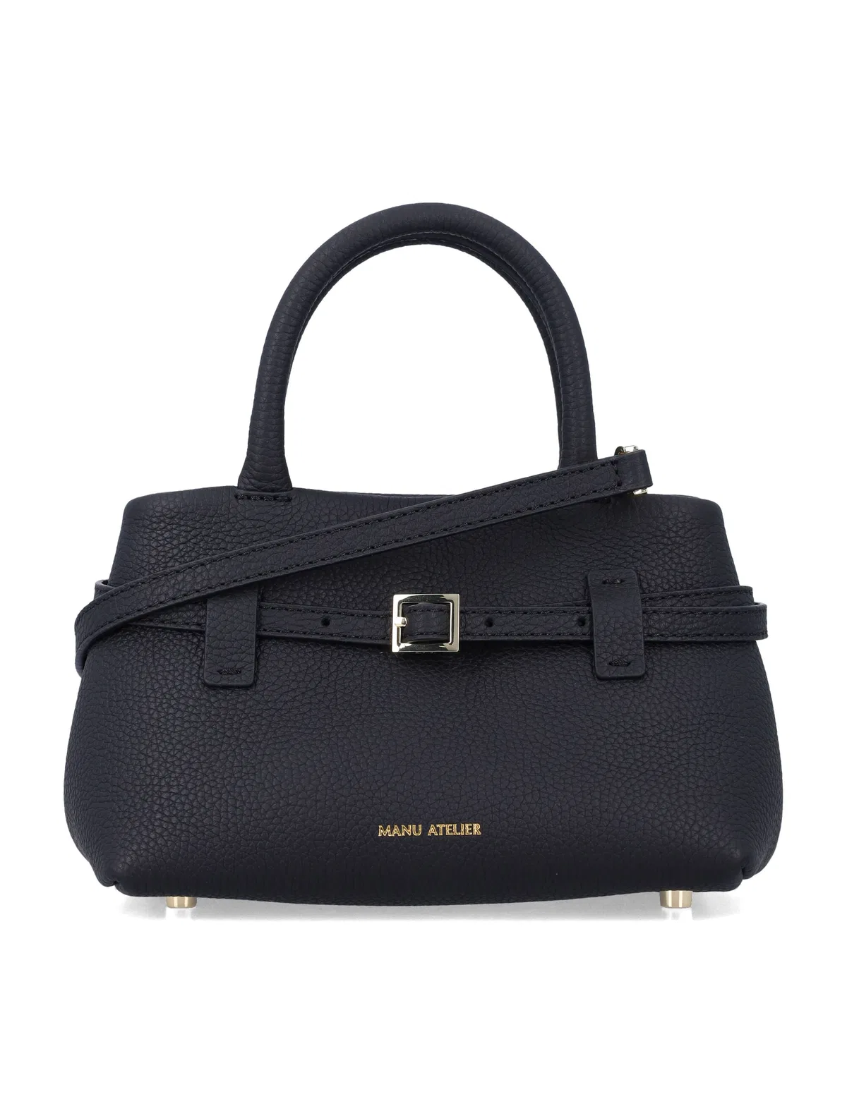 Manu Atelier Le Cambon 20 Black Leather Bag