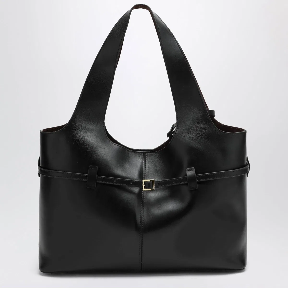 Manu Atelier Black Cambon Cabas Bag