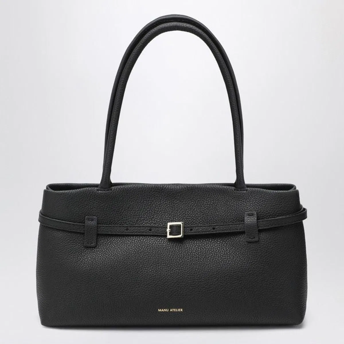 Manu Atelier Le Cambon East West Black Bag