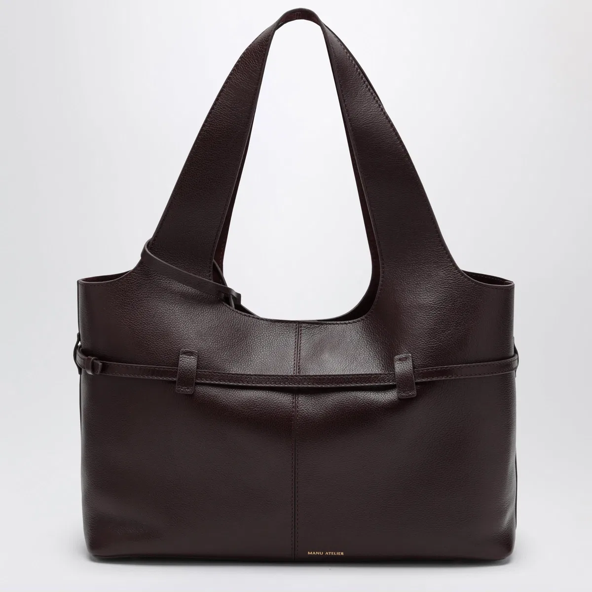 Manu Atelier Cambon Cabas Bag In Merlot