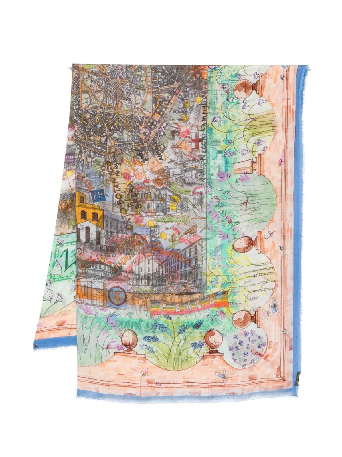 Faliero Sarti Milano Silk Blend Stole