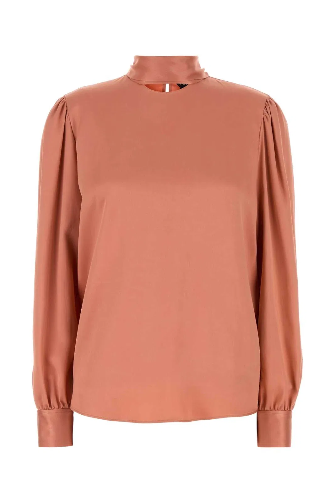 Tom Ford Fluid Double Silk Satin Long Sleev