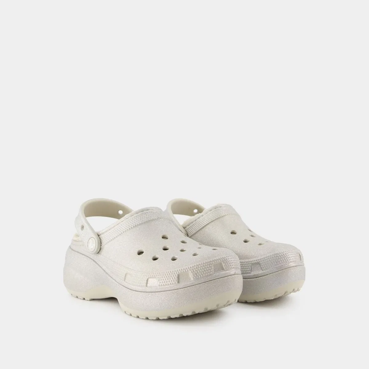 Crocs Classic Platform Glitter Sandals