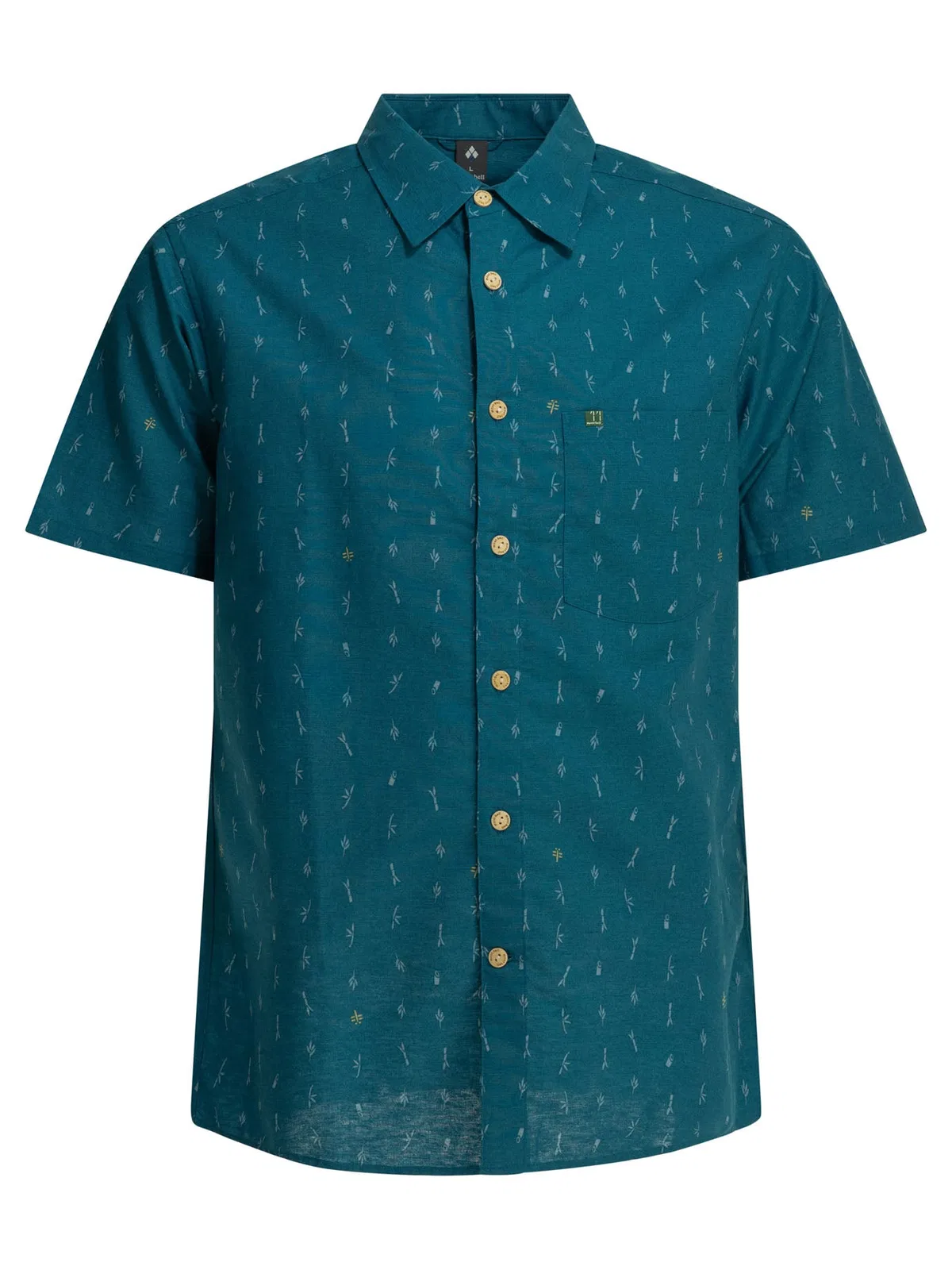 Montbell Blue Cotton Bamboo Shirt