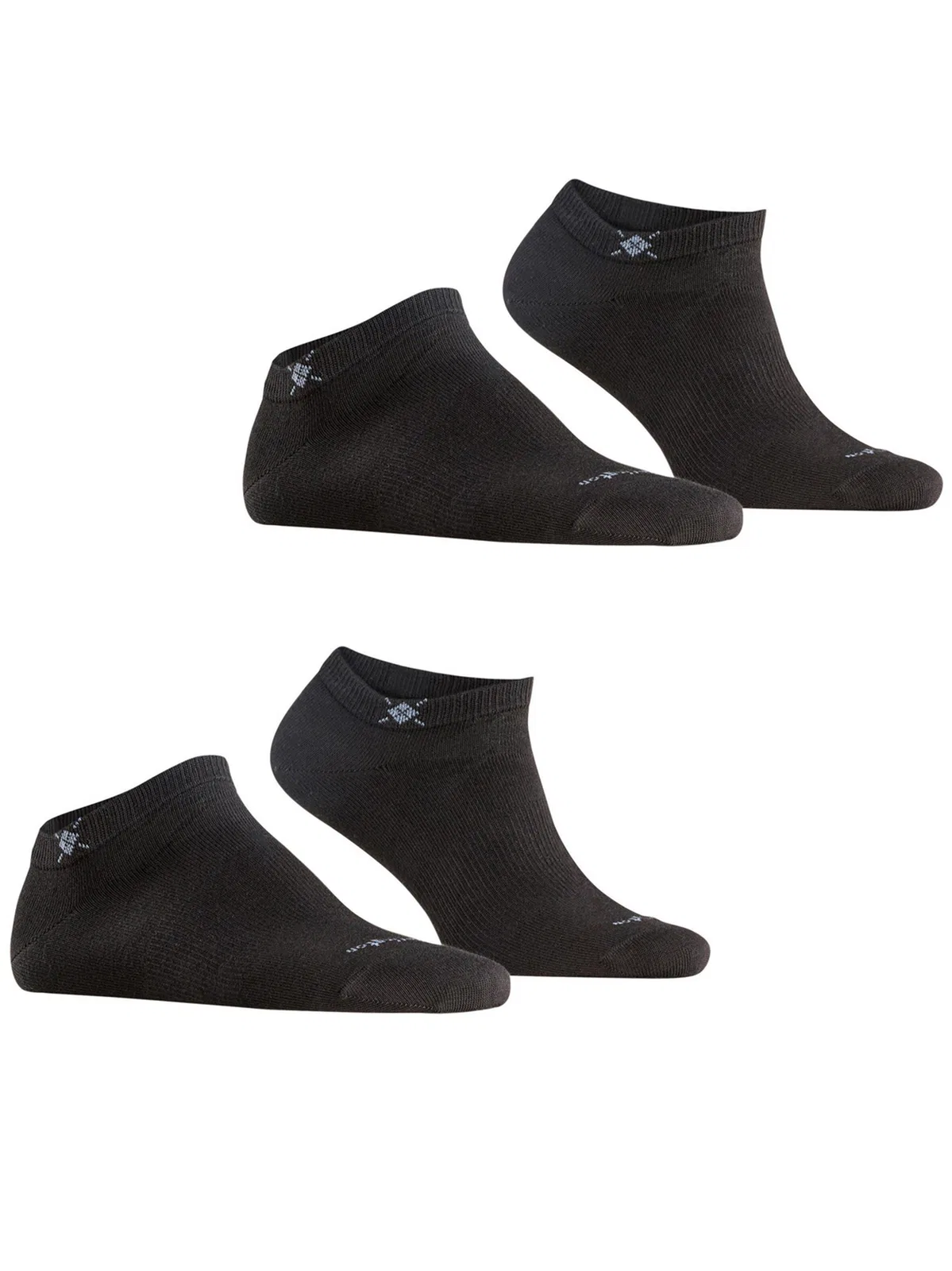 Burlington Black Cotton Socks Set