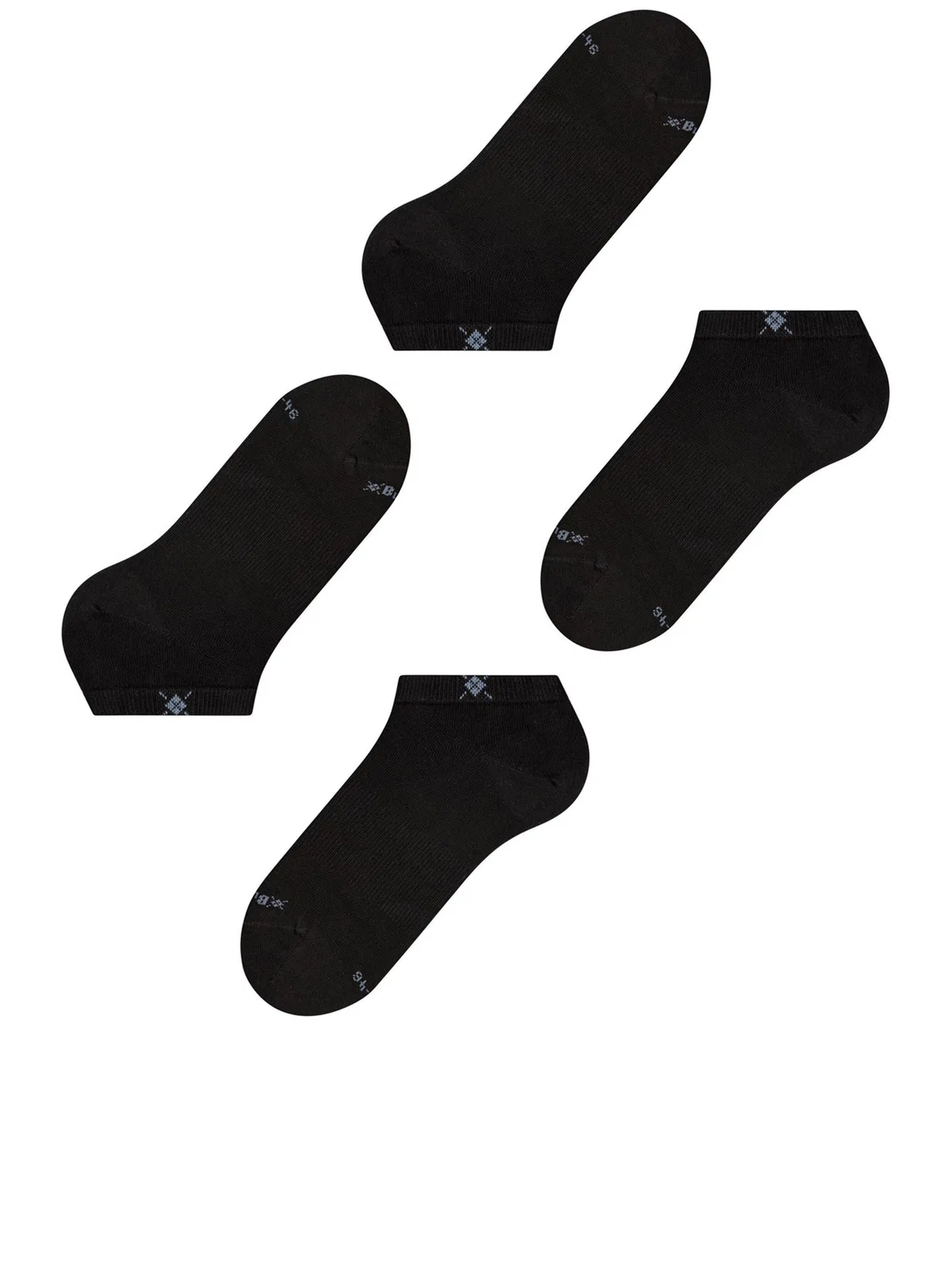 Burlington Black Cotton Socks Set