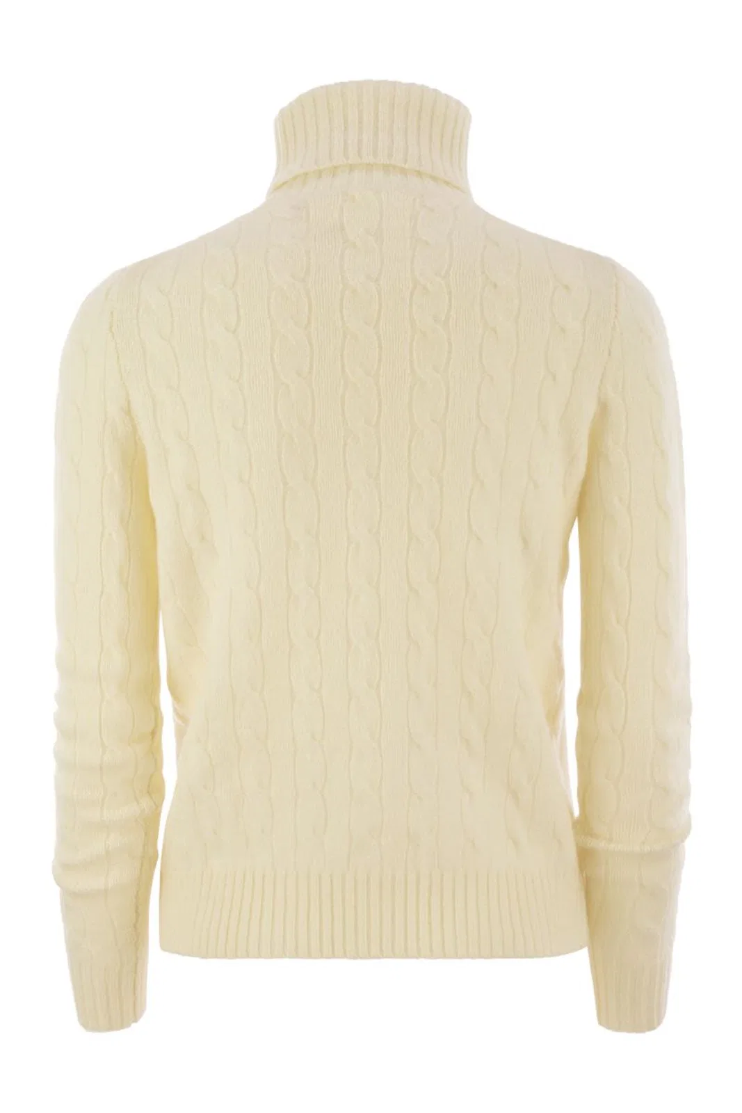 Polo Ralph Lauren Wool And Cashmere Cable-Knit Turtleneck 