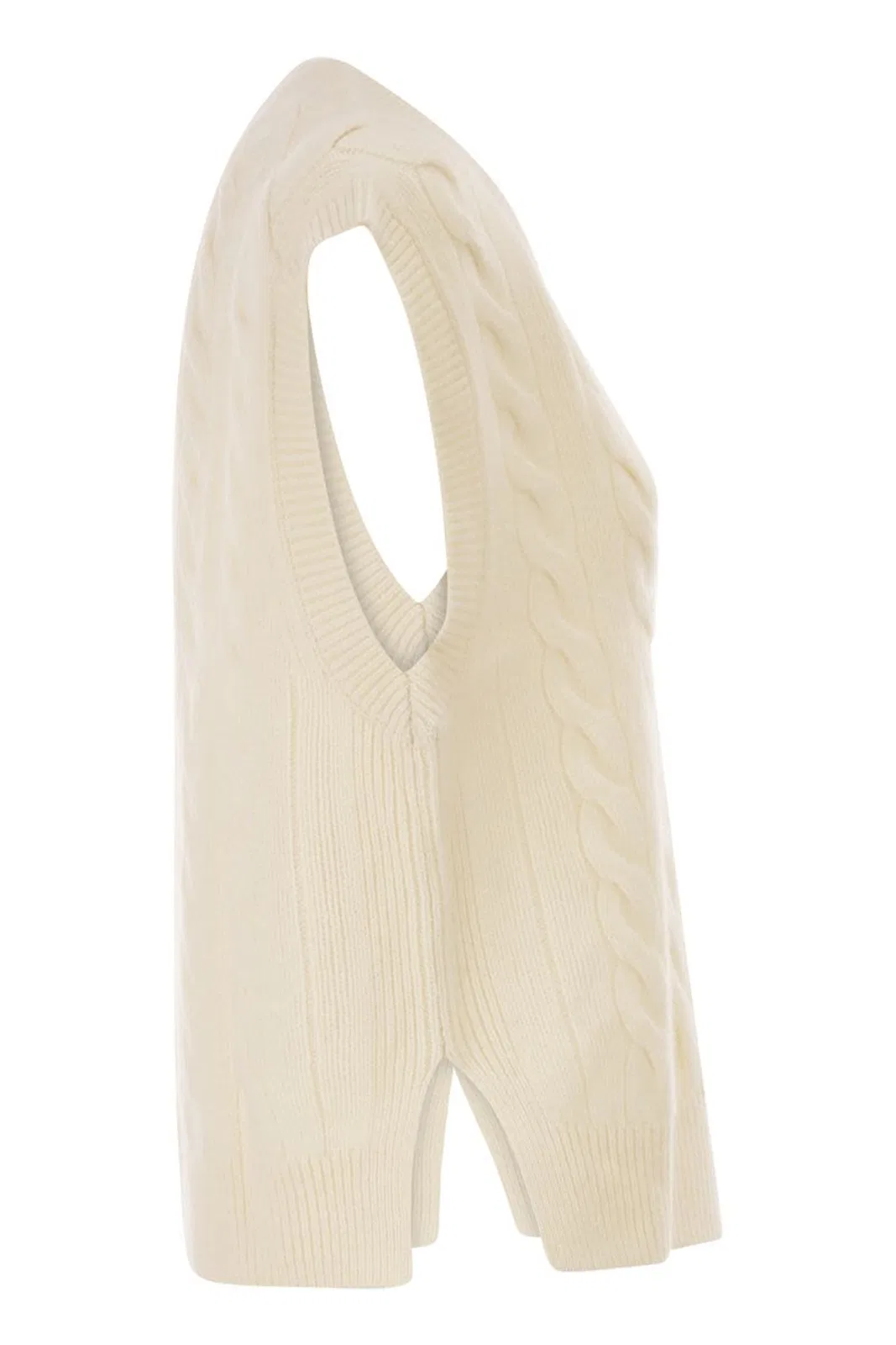 Polo Ralph Lauren Wool And Cashmere Cable-Knit Vest