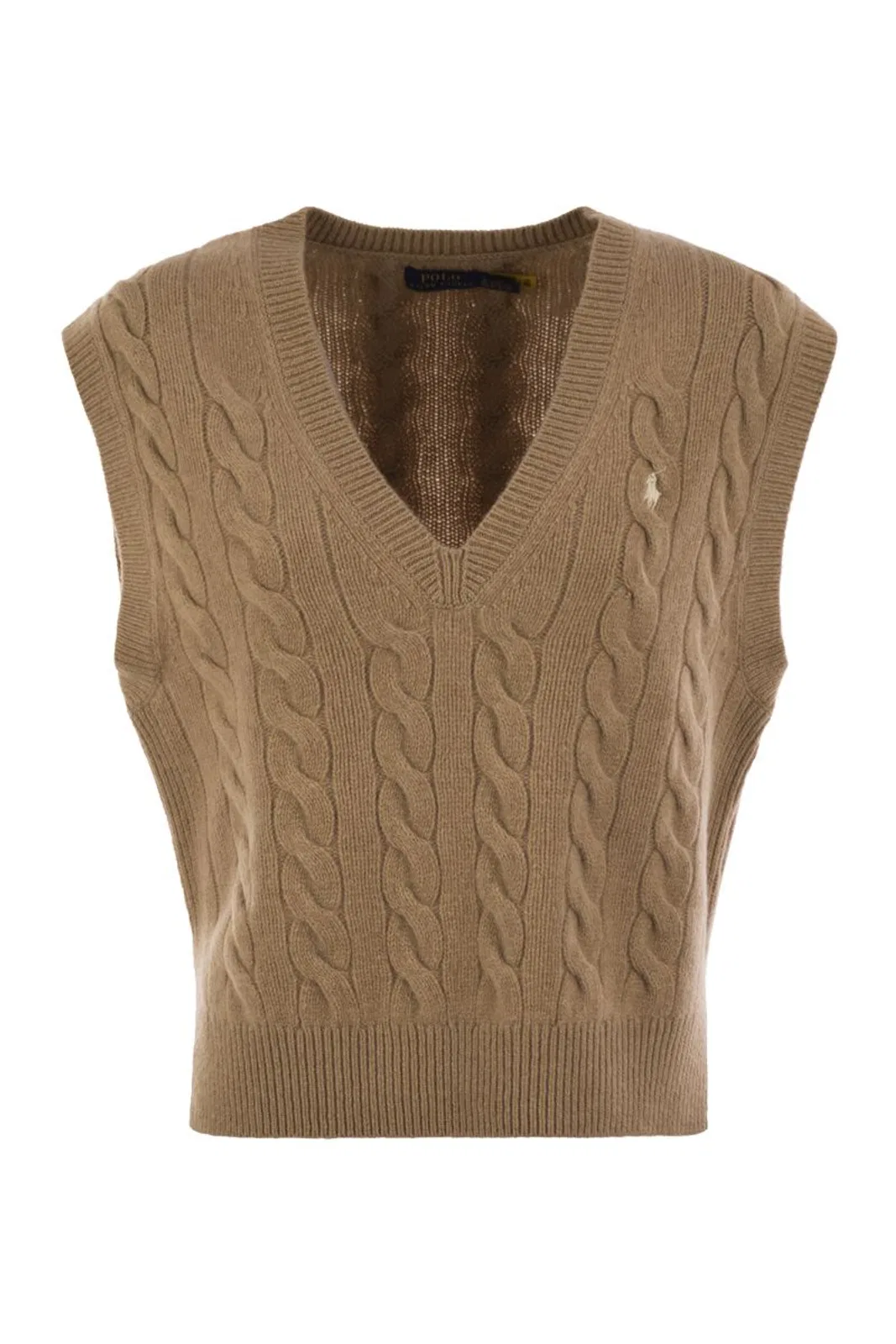 Polo Ralph Lauren Wool And Cashmere Cable-Knit Vest