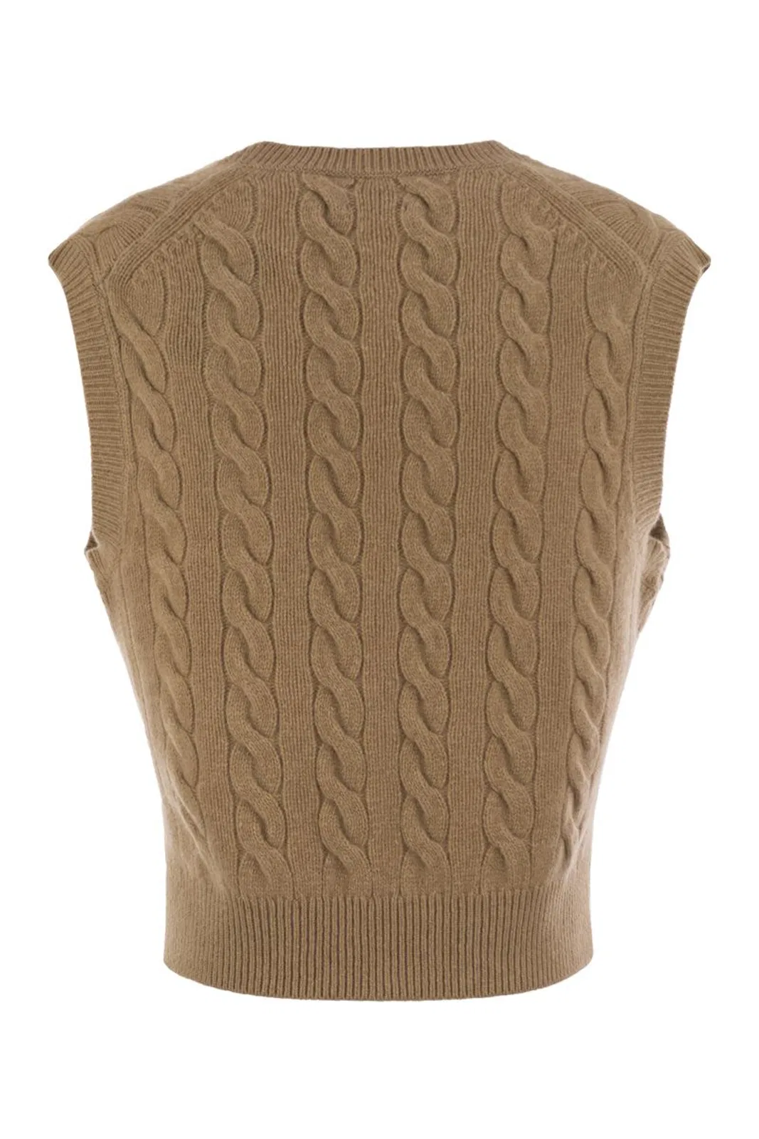 Polo Ralph Lauren Wool And Cashmere Cable-Knit Vest