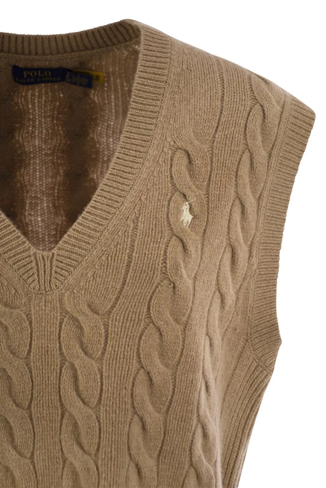 Polo Ralph Lauren Wool And Cashmere Cable-Knit Vest