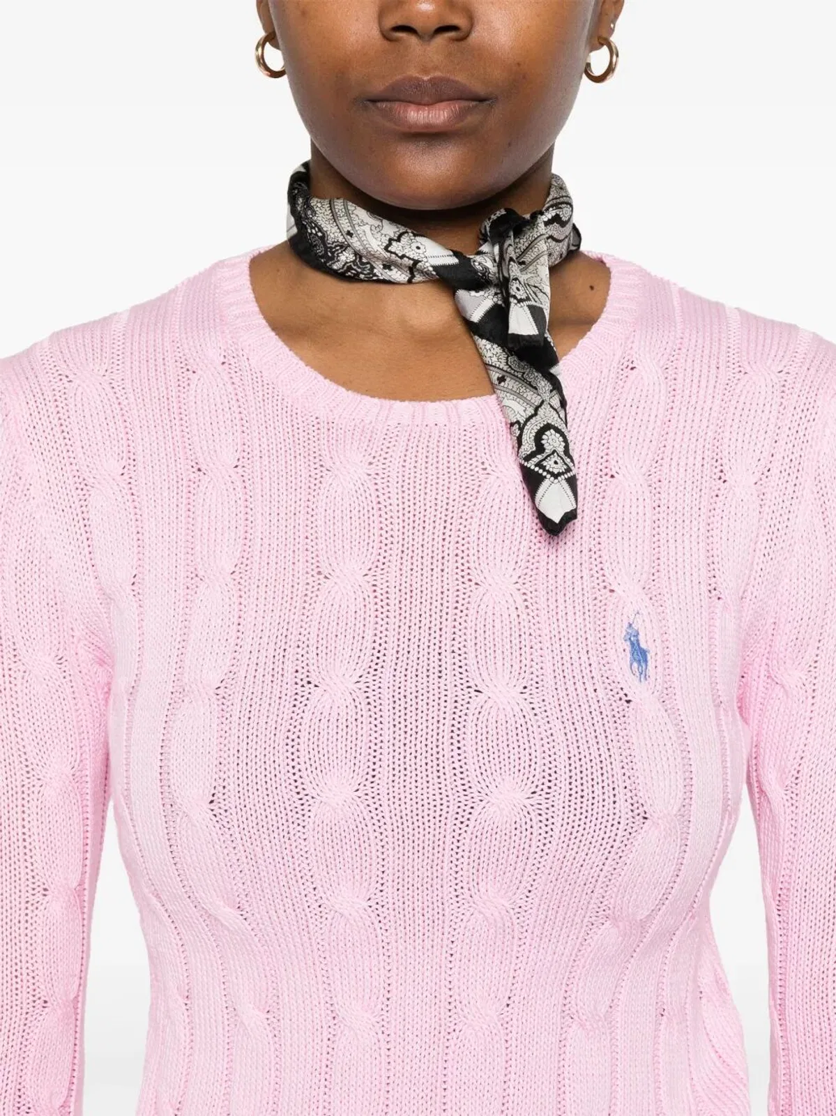 Polo Ralph Lauren Cotton Cable Knit Crew Neck Jumper