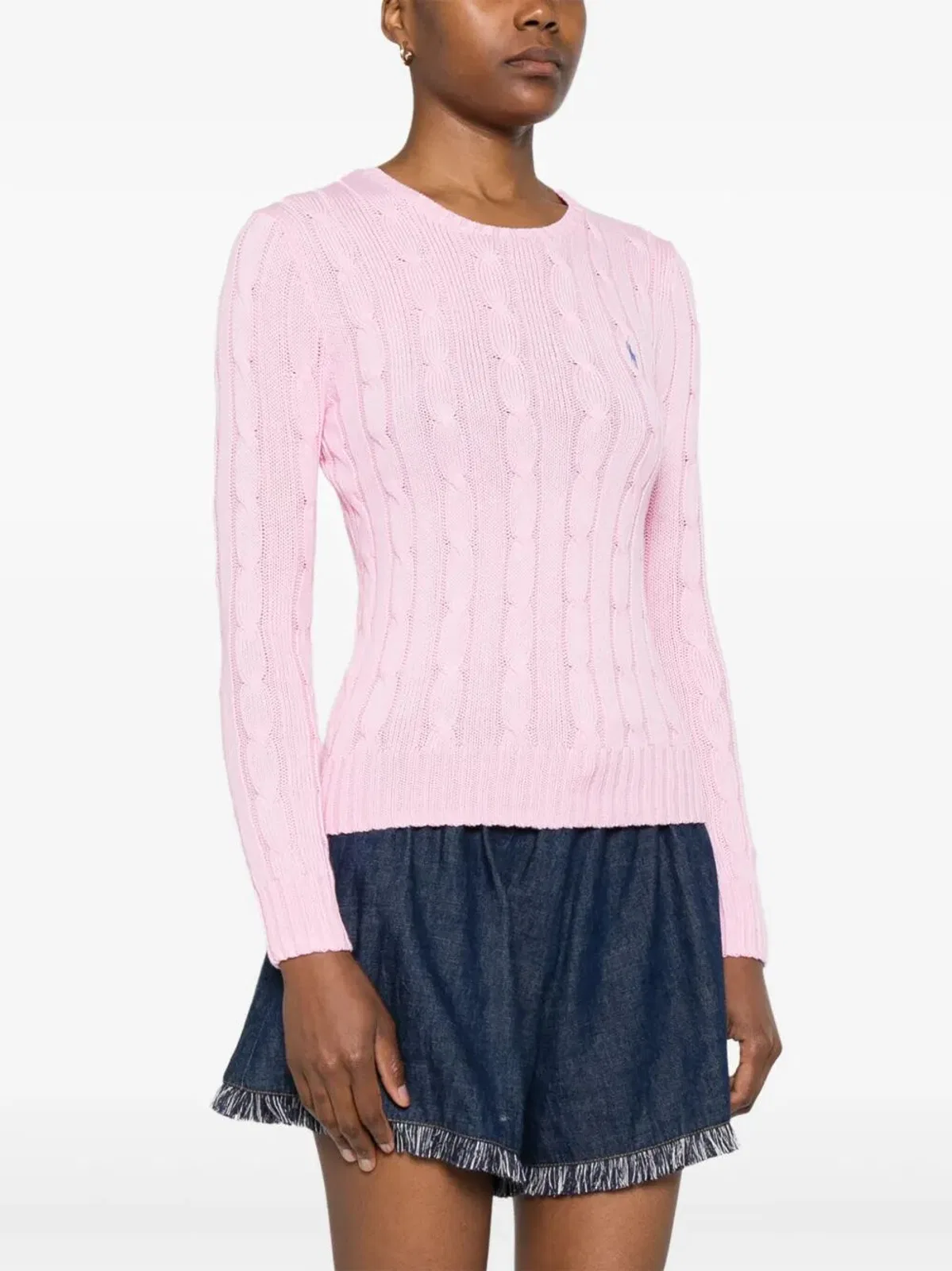 Polo Ralph Lauren Cotton Cable Knit Crew Neck Jumper