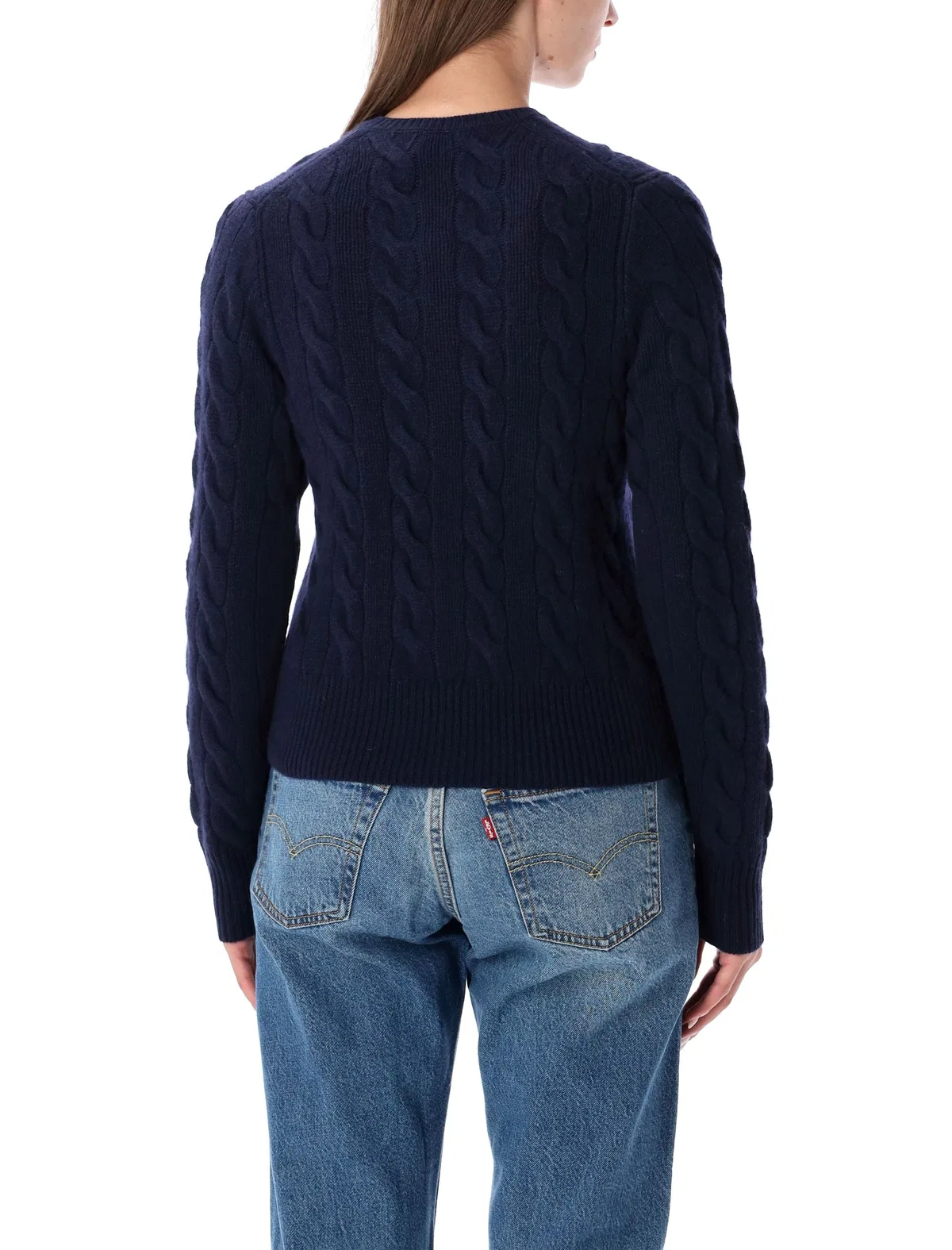 Polo Ralph Lauren Wool And Cashmere Cable Knit Cardigan