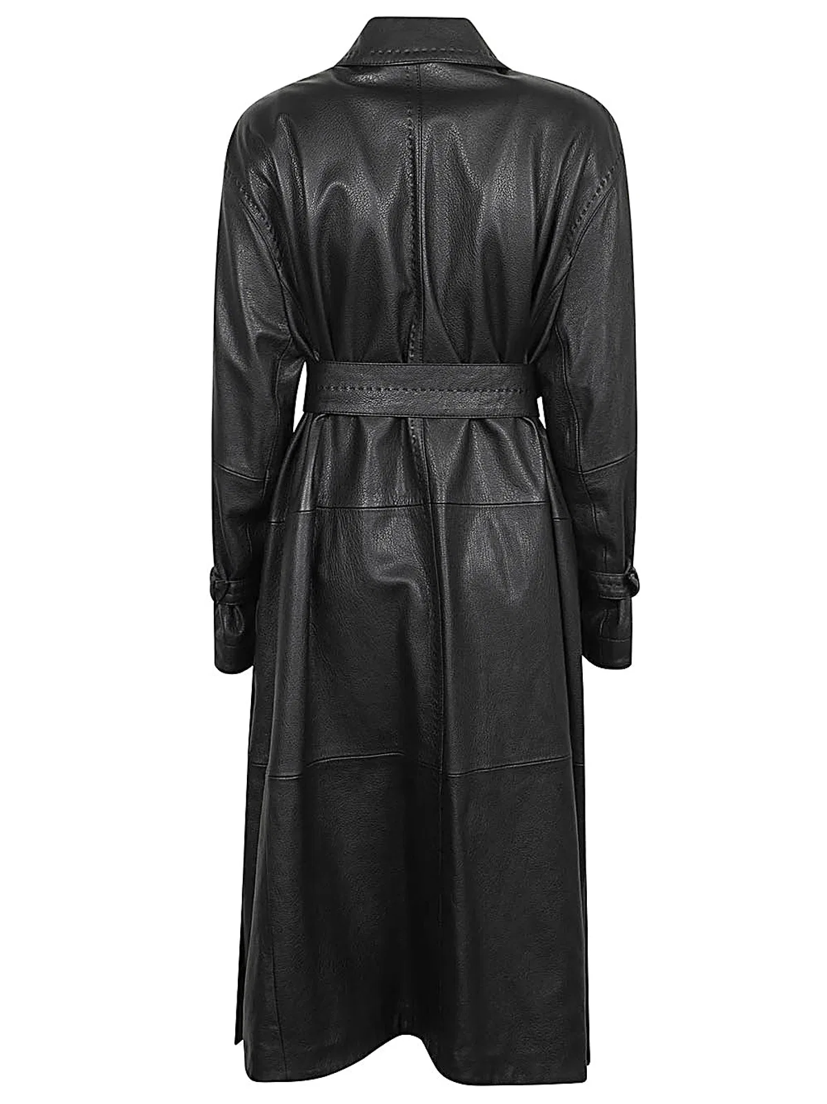 Max Mara Leather Trench Coat