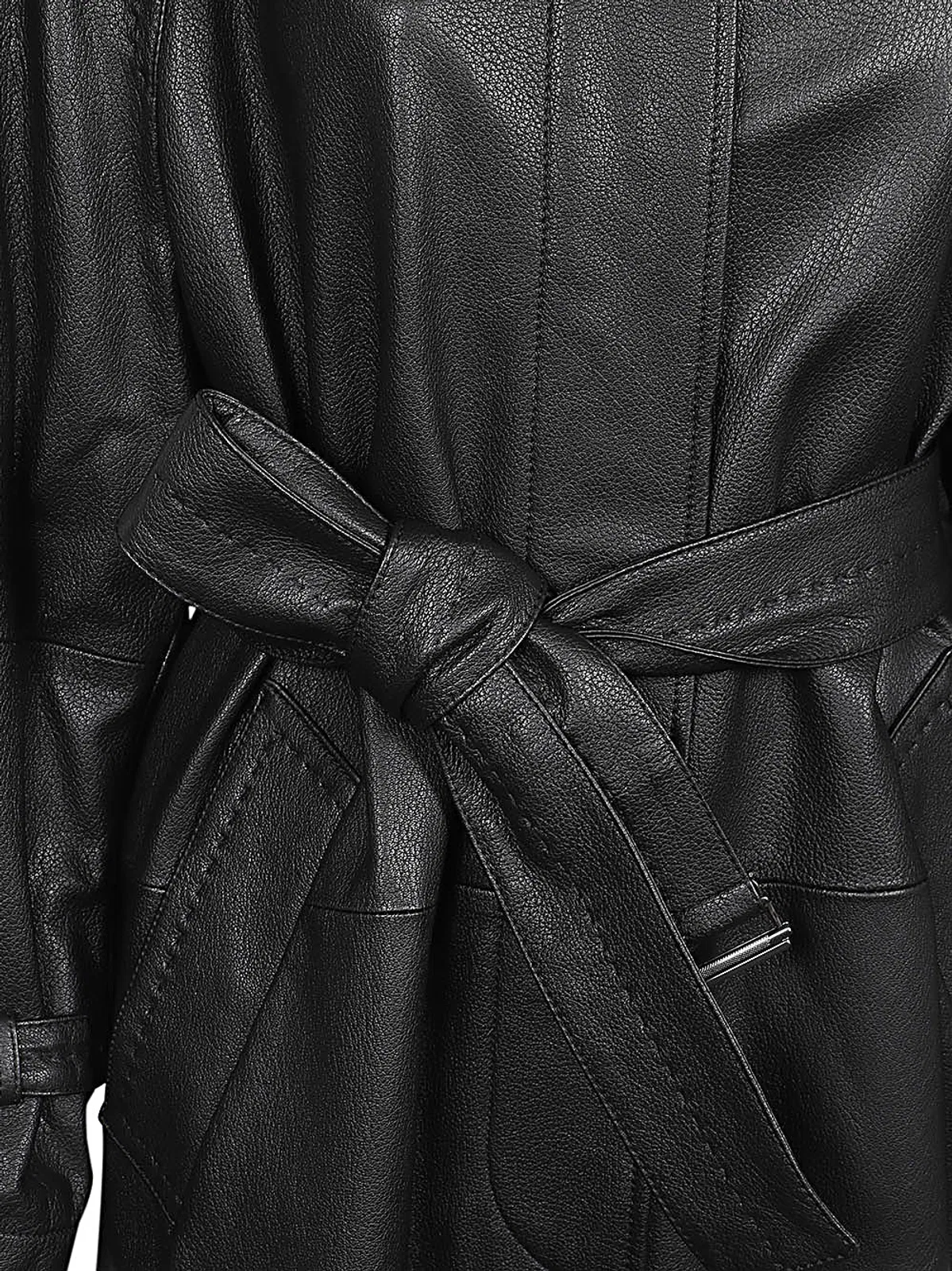 Max Mara Leather Trench Coat