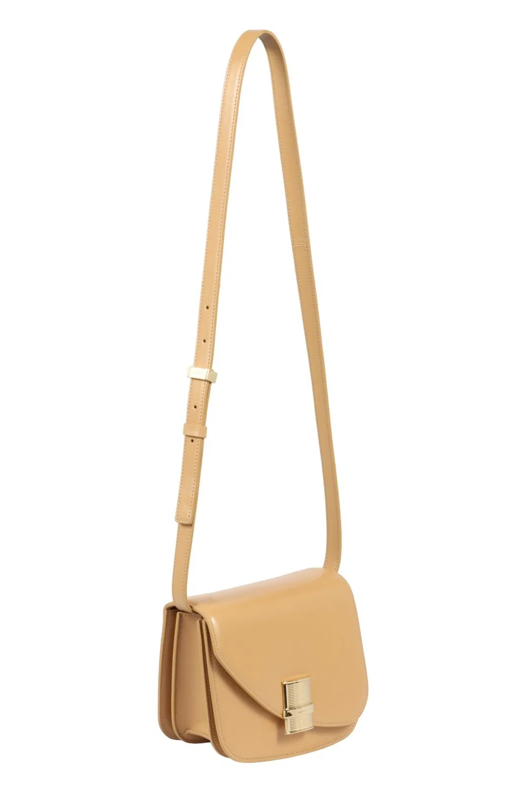 Ferragamo Fiamma Leather Crossbody Bag