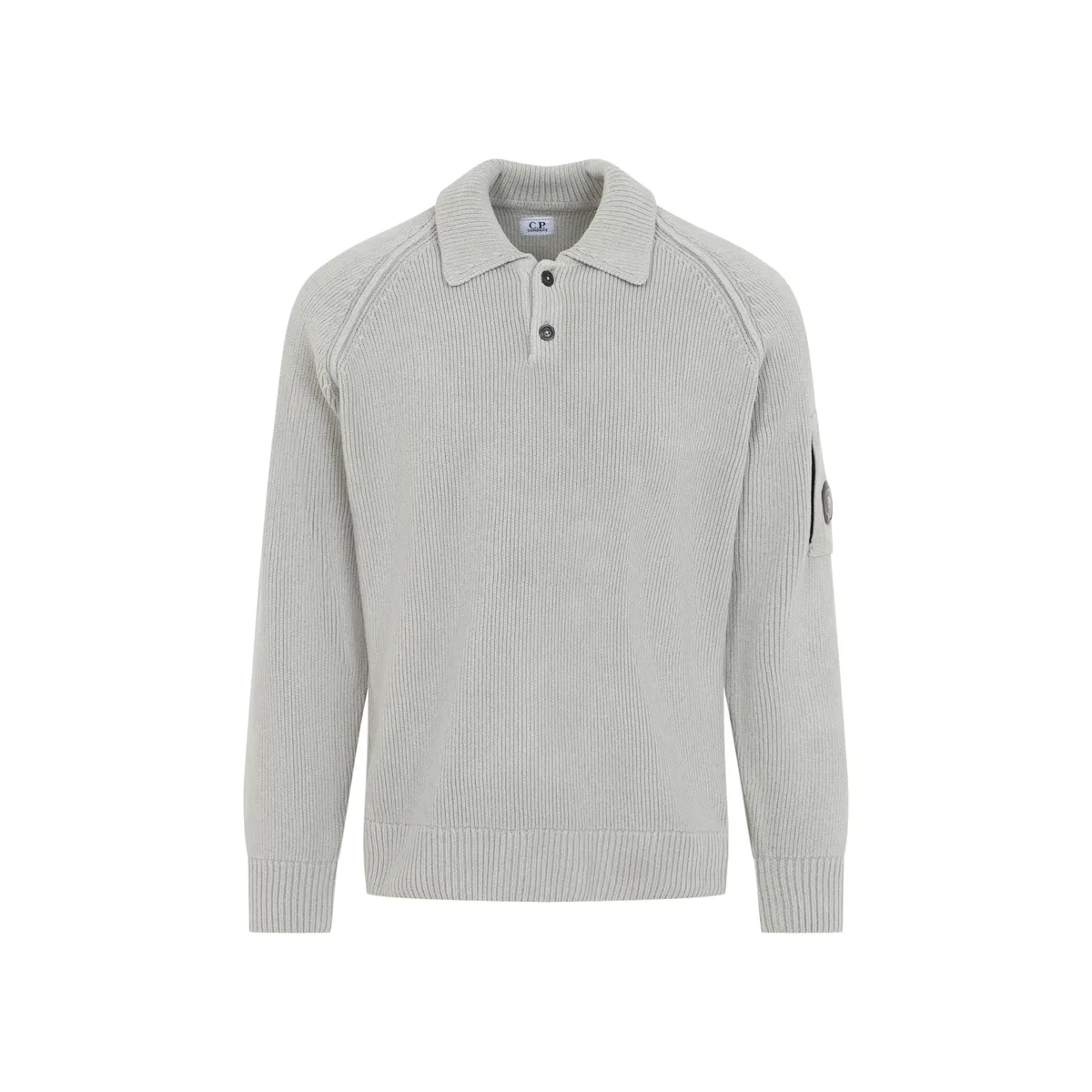 C.P. Company C.p.company Flintgrey Chenille Polo