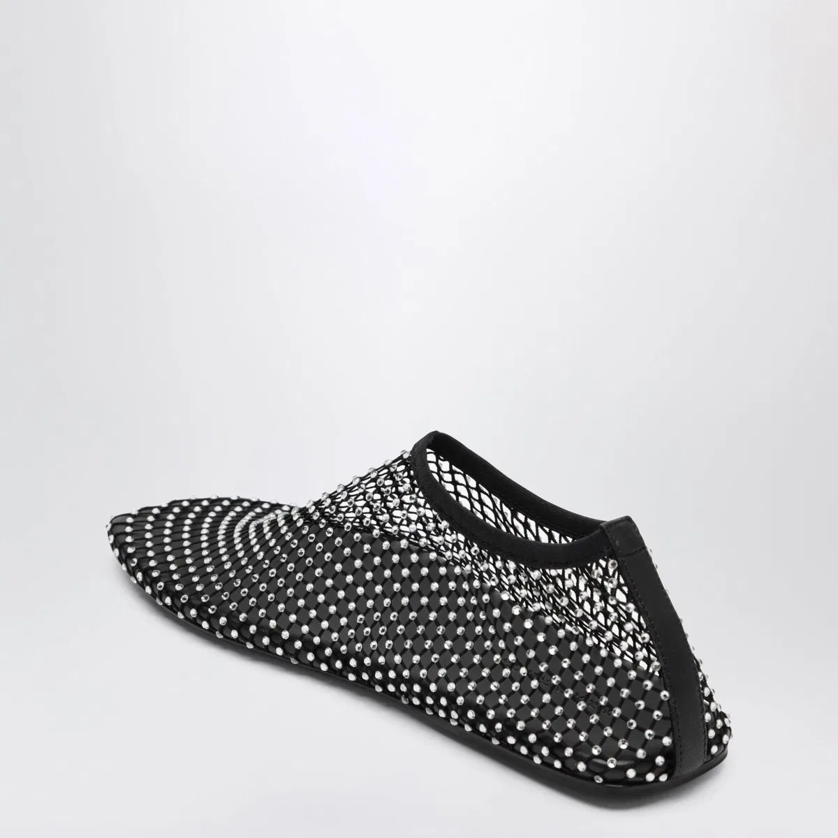 Christopher Esber Black Minette Slipon Mesh Ballet Flats W