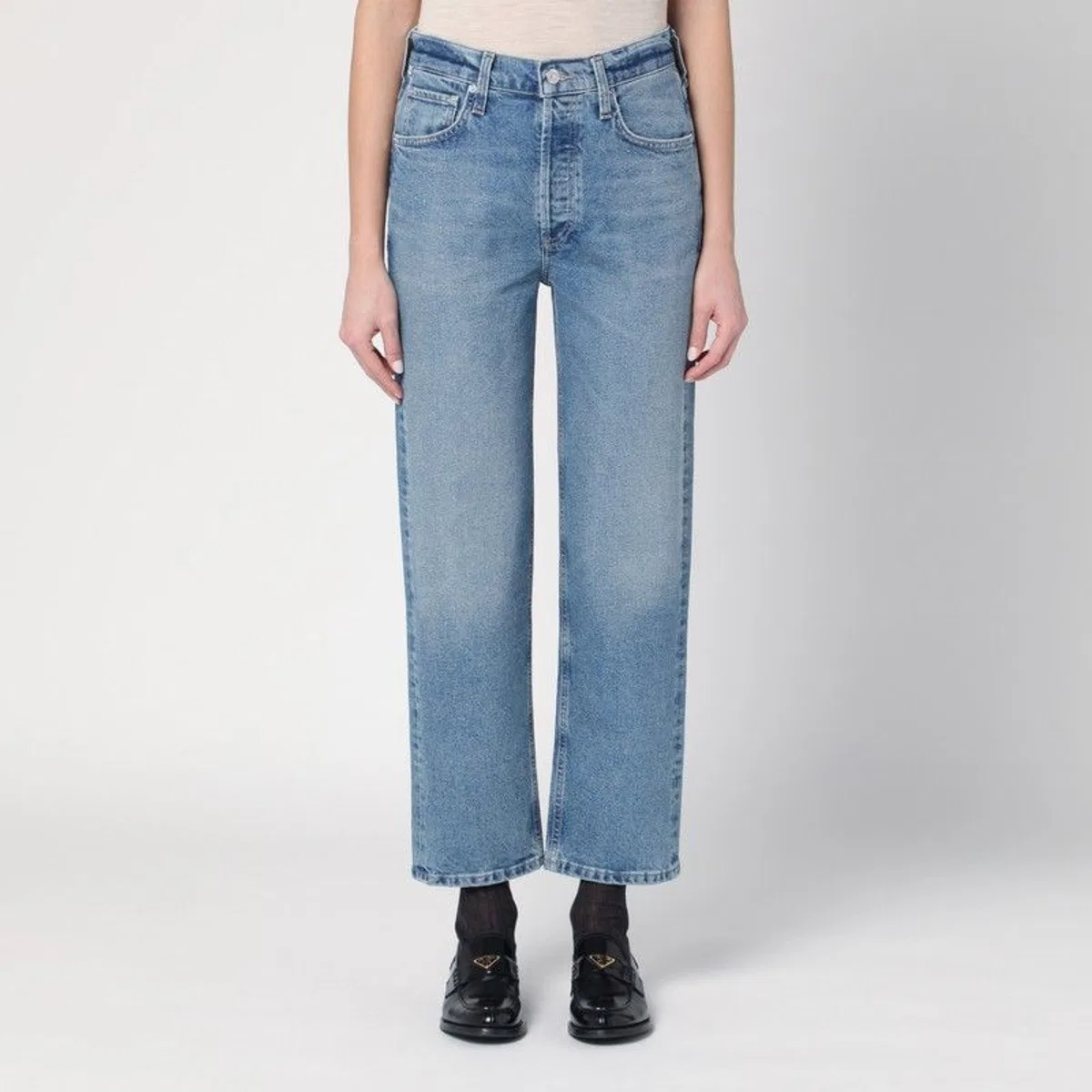 Citizens of humanity Light Washed Blue Delfina Jeans