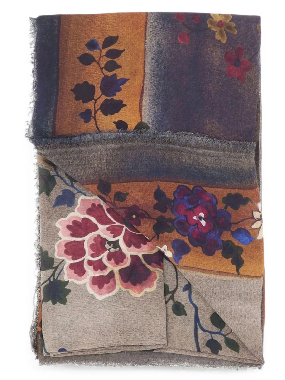 Faliero Sarti Kaki Carpet Print Stole