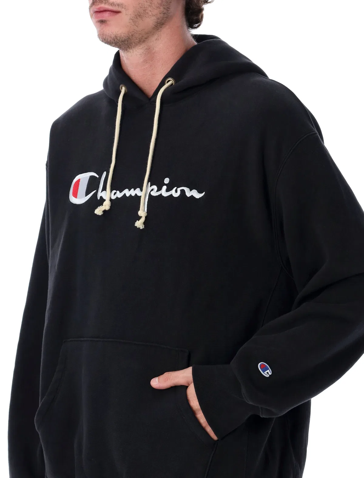 Champion Reverse Weave Champion Relaxed-Fit Hoodie With Logo