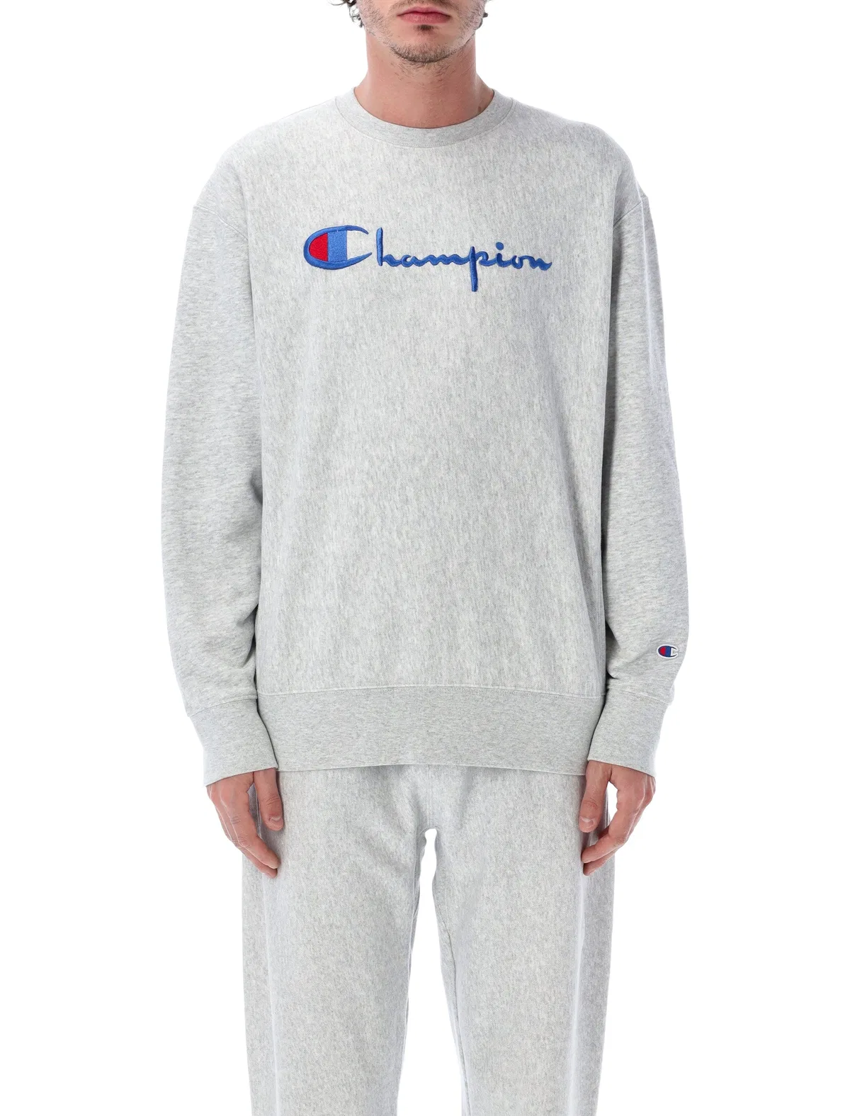 Champion Reverse Weave Crewneck Sweatshirt With Logo